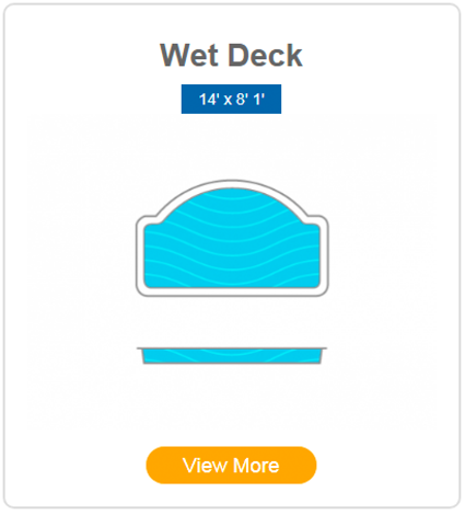 wet deck pool shell