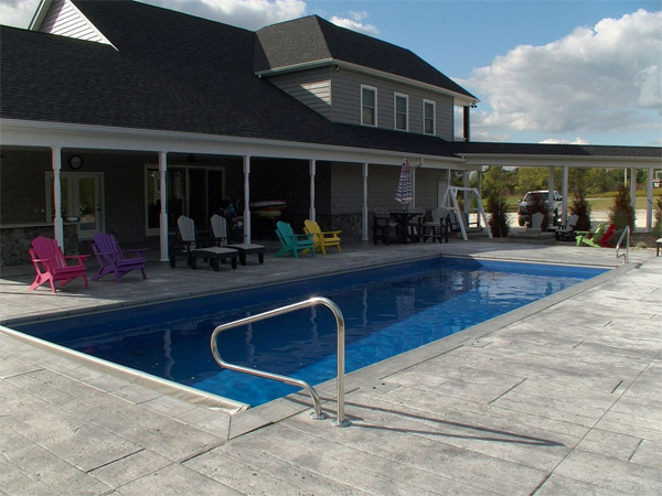 one piece inground pool