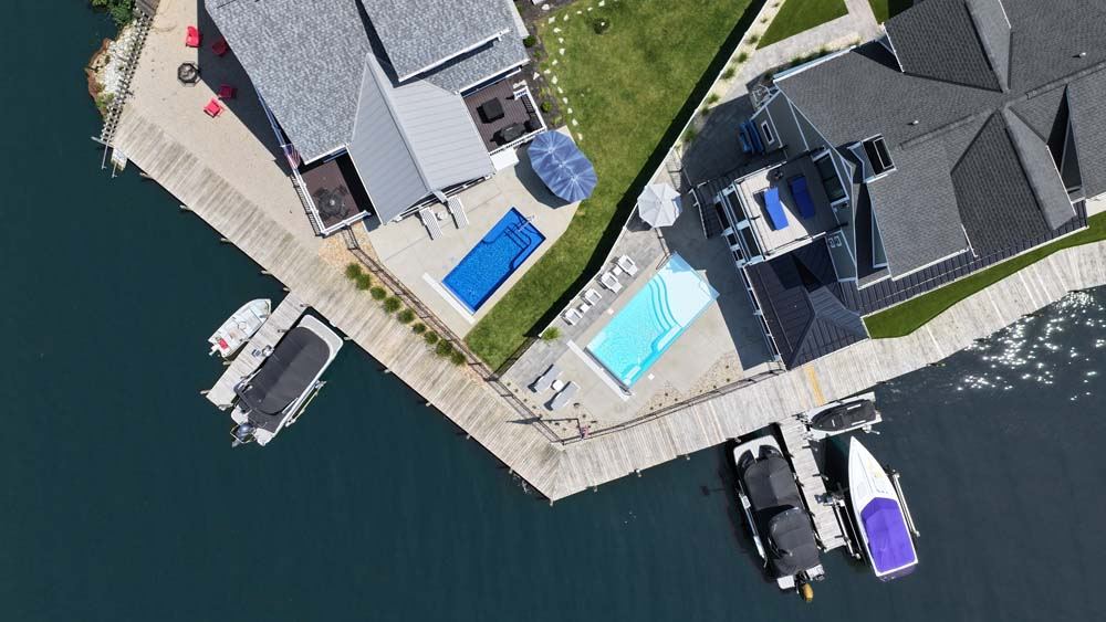 Inground fiberglass swimming pool installed by The Pool People of Ohio