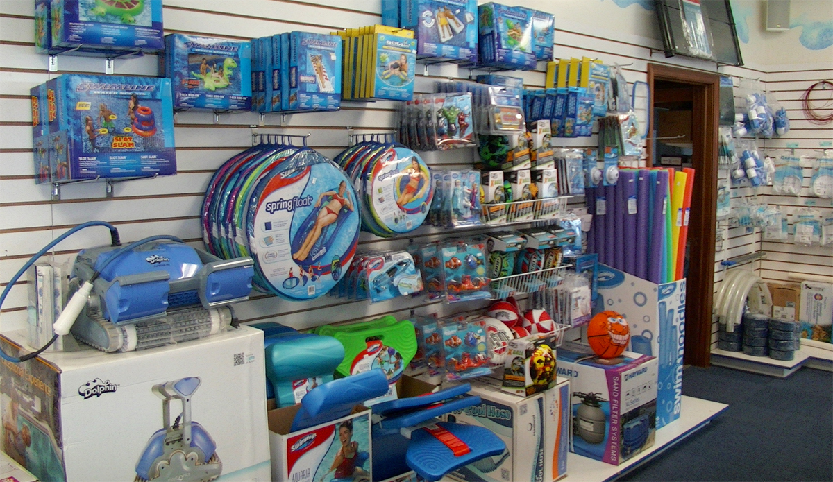 swimming pool in store
