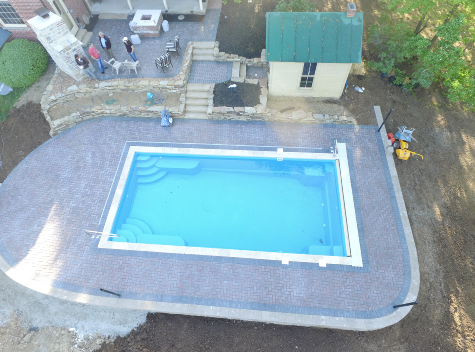 one piece inground pool