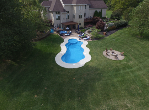 one piece inground pool