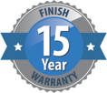 15-year fiberglass pool surface finish warranty seal